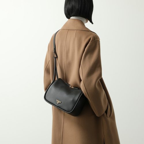 プラダ(PRADA) ダーリン ソフトグレインレザー ハンドバッグ