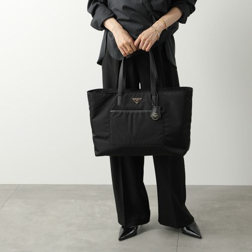 プラダ(PRADA) プラダ Re-Edition 1978 Re-Nylon xサフィアーノレザー ラージ トートバッグ