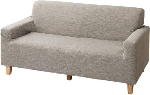 リコメン堂 ソファーカバー 2人掛け 肘あり 杢調 hz-ch-02sf2