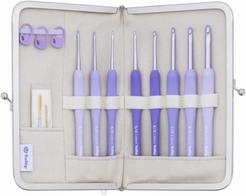 チューリップ(Tulip) エティモ ムラサキ クッショングリップ付きかぎ針セット TEM-001