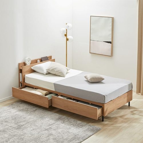 ロウヤ(LOWYA) 収納付きベッド FYVHR_CRSBFL