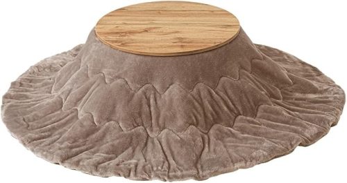 萩原(Hagihara) 折りたたみ 丸型こたつ 2点セット