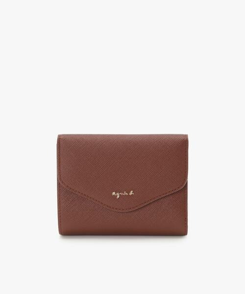 アニエスベー(agnes b) レザー 二つ折りウォレット
