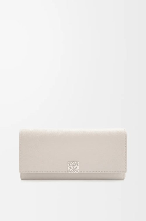 ロエベ(LOEWE) アナグラム コンティネンタル ウォレットペブルグレインカーフ