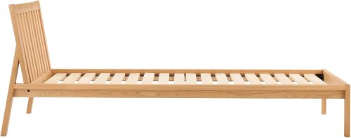 無印良品 もたれかかれる木製ベッド オーク材突板 84391620