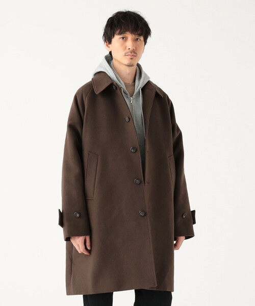 ビームス(BEAMS) ワイドフィット フリース ステンカラーコート
