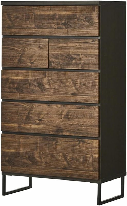 タンスのゲン 幅80 ヴィンテージ調 チェスト 24900107