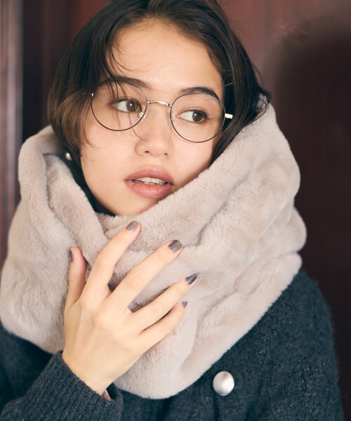 コムサイズム(COMME CA ISM) フェイクファースヌード