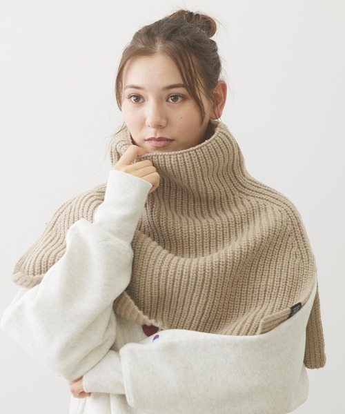 ミルクフェド(MILKFED.) KNITTED NECK WARMER