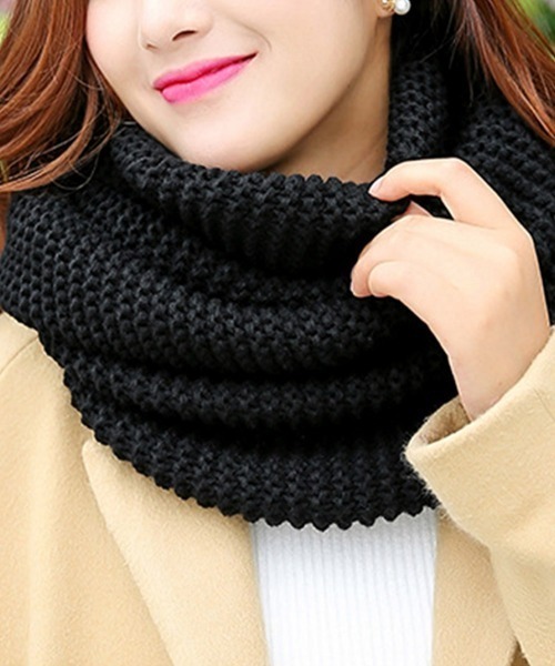 ミニミニストア(Miniministore) ニットスヌード あったかネックウォーマー