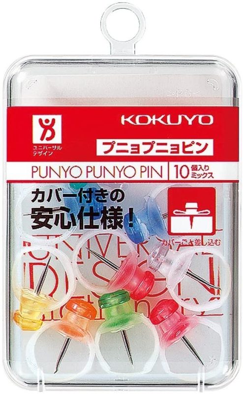 コクヨ(KOKUYO) プニョプニョピン 7色ミックス10個入 カヒ-90N