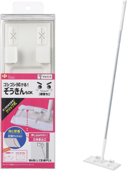 レック(LEC) 激落ちくん クリップ付き フロアワイパー ジョイントタイ