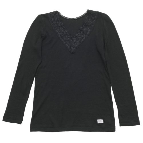 紡衣(tsumugi) 長袖インナー ふんわり 綿100 8分袖