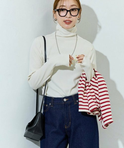 フリークスストア(FREAK'S STORE) Ginger メロー タートル ロング スリーブ トップス