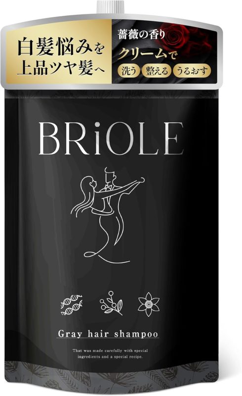 BRiOLE クリームシャンプー ヘナ 白髪用シャンプー