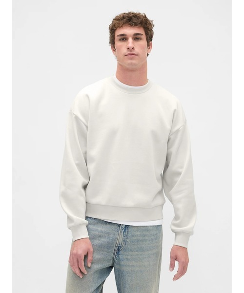 ギャップ(GAP) ヴィンテージソフト オーバーサイズ クロップド スウェットシャツ