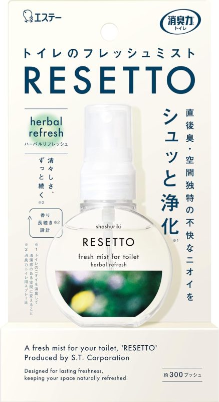 エステー 消臭力トイレのフレッシュミスト RESETTO