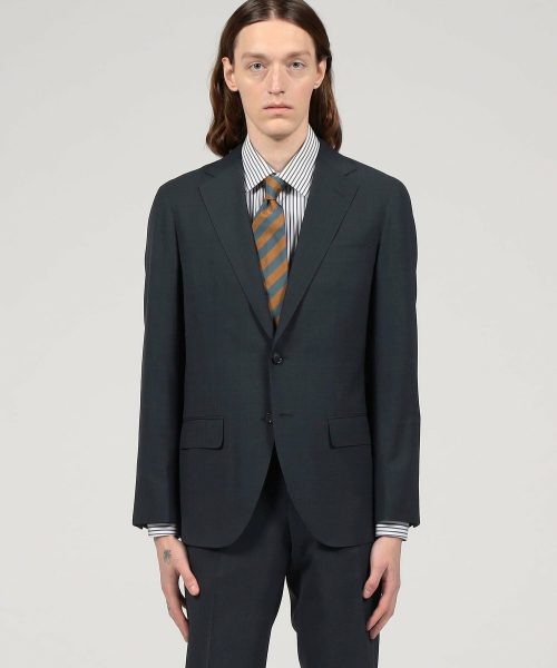 トゥモローランド(TOMORROWLAND) Super120'sウールポリエスエル シングルブレステッド2Bジャケット