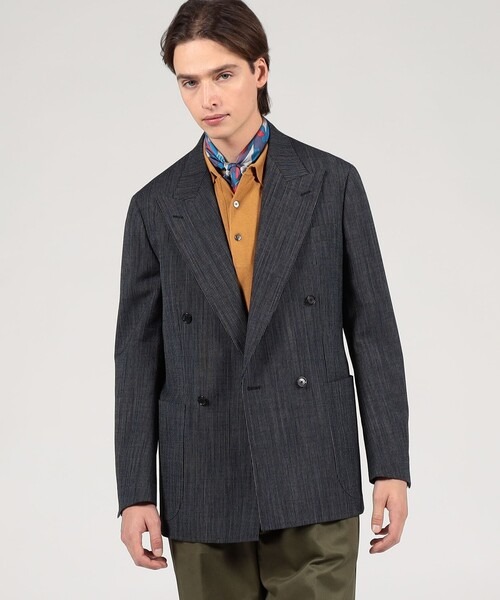 トゥモローランド(TOMORROWLAND) ウール ダブルブレステッド4Bジャケット FOX AIR