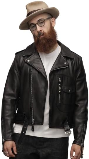 ショット(Schott) 528US COW ニューネイキッド Dポケット ライダース