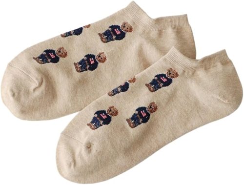 ポロラルフローレン(Polo Ralph Lauren) フラッグミニベア総柄 スニーカー丈 ソックス 03207937