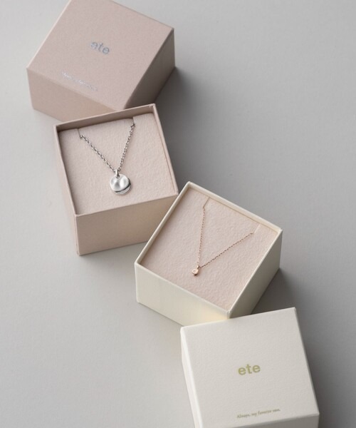 エテ(ete) コイン ペアネックレス