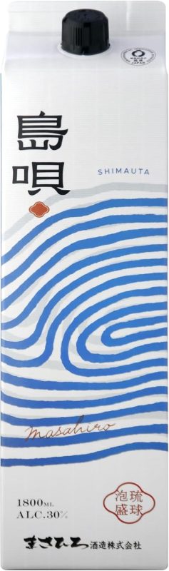 まさひろ酒造 島唄パック 30度 1800ml