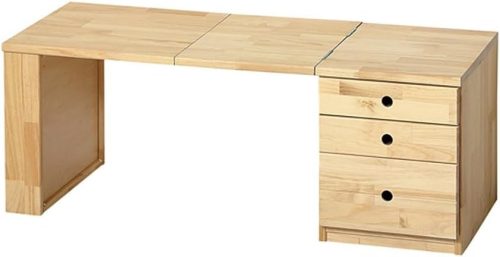 クロシオ(KUROSHIO) 国産 天然木折りたたみ文机