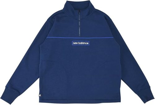 ニューバランス(new balance) Essentials Winter 裏起毛フリースハーフジップトップ