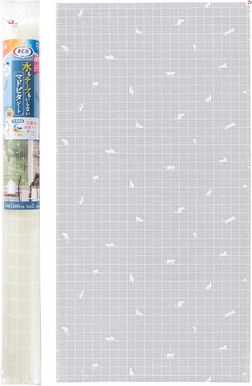 アール(R) マドピタシート レース調ネコ柄 H-166