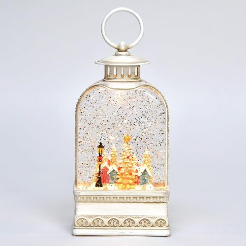 ハルモニア(Harmonier) リキッドLEDオルゴールランタン ホワイトビレッジ