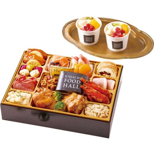 大丸松坂屋 東京青山KIHACHI監修 洋風オードブル一段＆パフェアイス2食付