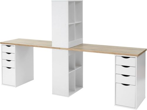 ロウヤ(LOWYA) ツインデスク 2人用学習机