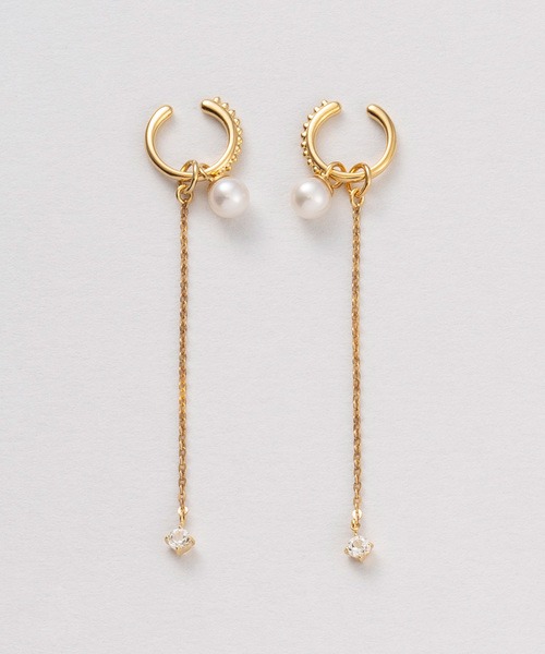 エテ(ete) パール イヤリング&イヤリングチャーム