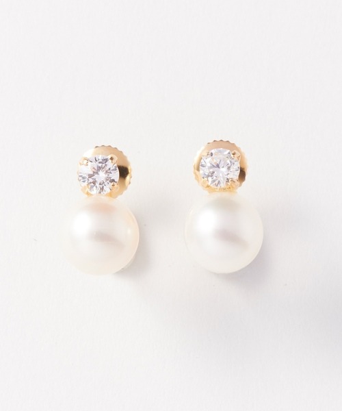フィービィー(phoebe) ジュエルパールイヤリング