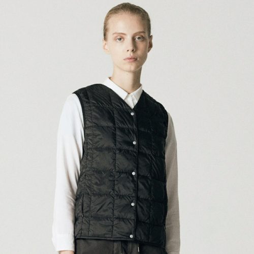 タイオン(TAION) ベーシック Vネックボタン インナーダウンベスト