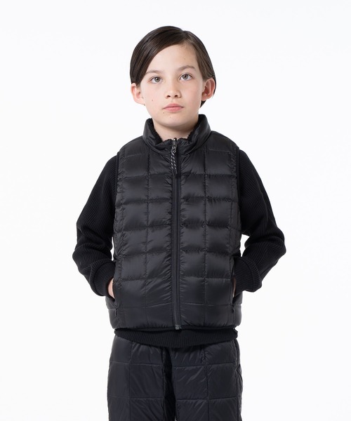 タイオン(TAION) マウンテン リバーシブル ダウン×ボア ベスト サイズ展開 100〜160cm