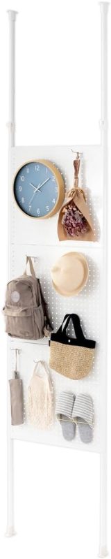 ぼん家具 つっぱり式パンチングパネル LET300311-WH