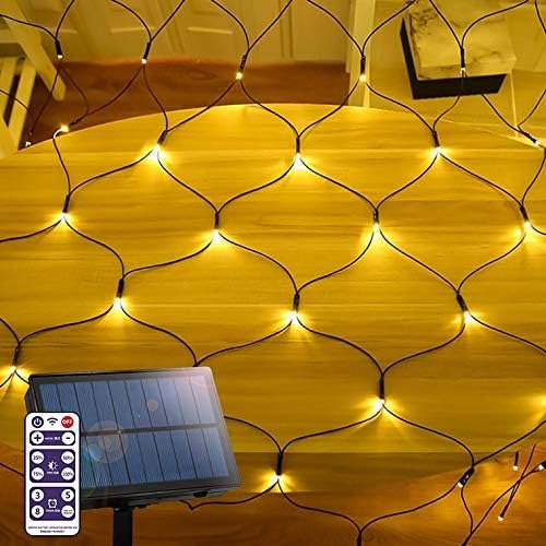 嘉明商事 ソーラー イルミネーション ネットライト ‎kgsl-7-net