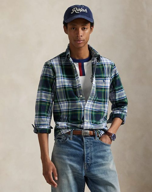 ラルフローレン(Ralph Lauren) ポロ ラルフ ローレン クラシック フィット チェック オックスフォード シャツ