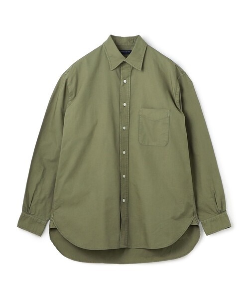 トゥモローランド(TOMORROWLAND) スーピマコットン オックスフォード ロングスリーブシャツ ALBIATE