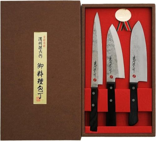 佐竹産業 濃州孫六作 包丁 3点セット HG2903A