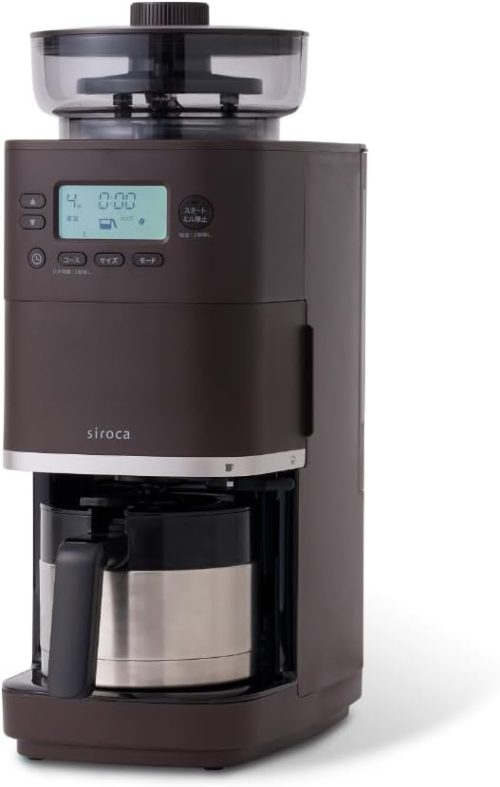 シロカ(siroca) コーン式全自動コーヒーメーカー カフェばこPRO SC-C281