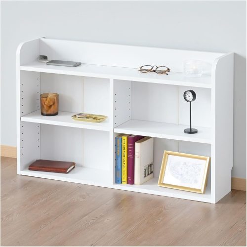 山善(YAMAZEN) ヘッドボード 棚 スリム 幅90 奥行20 高さ60cm BHSR-6090