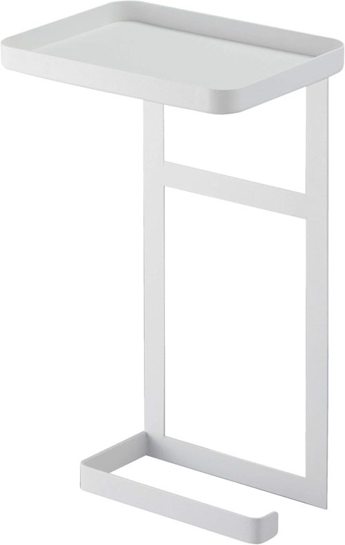 山崎実業(Yamazaki) トイレットペーパーホルダー上ラック 2段 タワー 4394