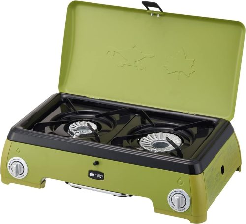 ロゴス(LOGOS) LOGOS×SENGOKU ALADDIN ポータブル ガス カセットコンロ 2バーナー 8106005