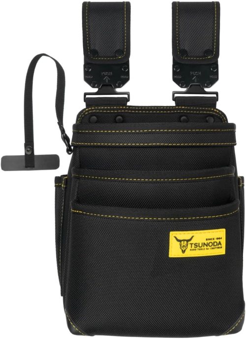 ツノダ(Tsunoda) LOCX 着脱式腰袋 3段 バックル付き LX-PO3B