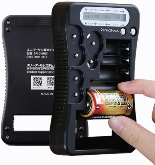 スリーアール(THREE R) ユニバーサル電池チェッカー enevolt basic 3R-CHR01