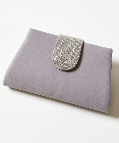 エメ(Aimer) ビーズ刺繍ベルトクラッチパーティーバッグ