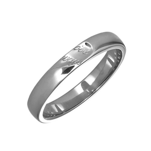 ブルーム(BLOOM) シルバー ブラックロジウムメッキ ハートシェア ペアリング